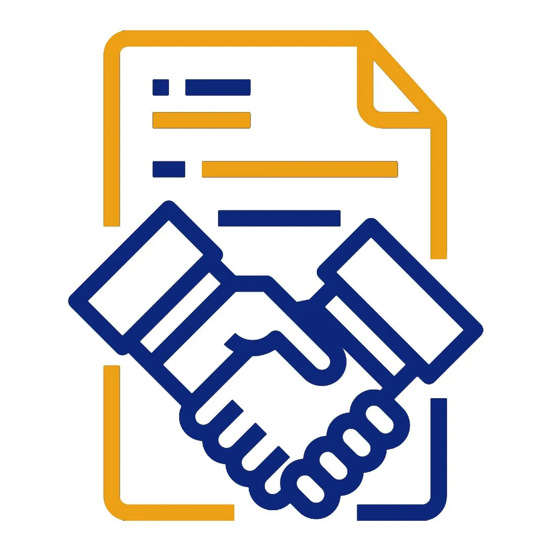 Contract Hiring Icon - Hand Shake